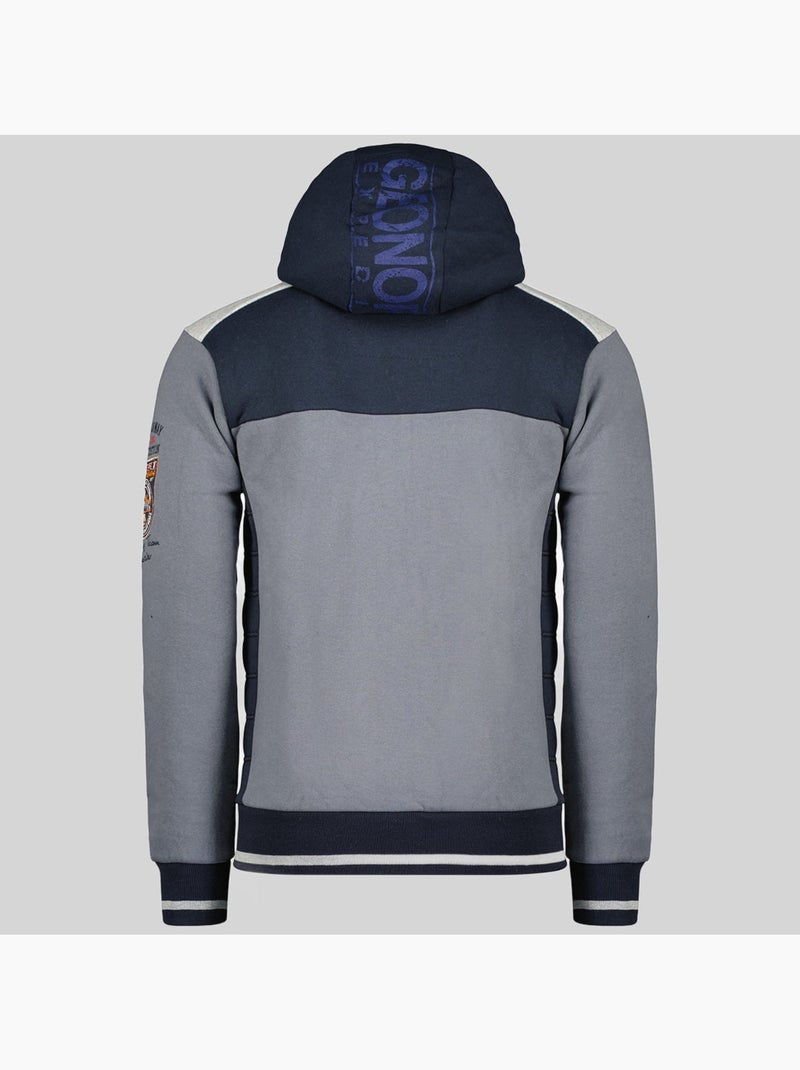 Sweatshirt com capuz geday – geographical norway Cinza escuro - Kiabi