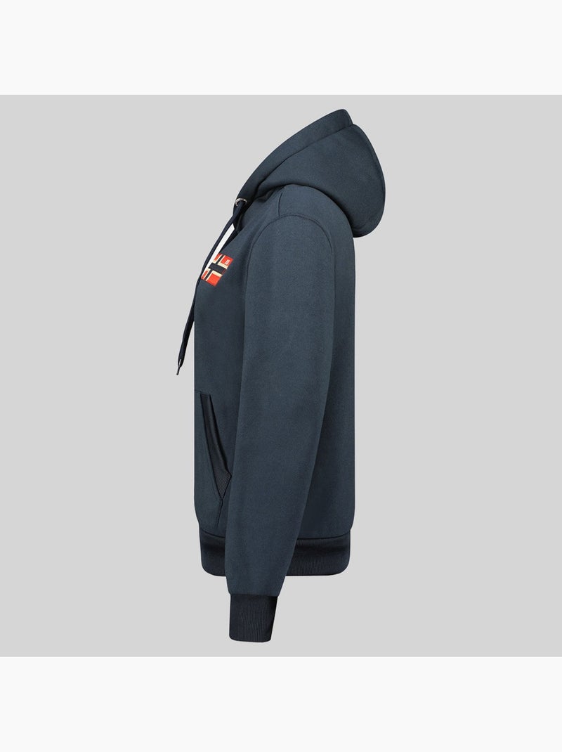 Sweatshirt com capuz genifer – geographical norway Azul-marinho - Kiabi