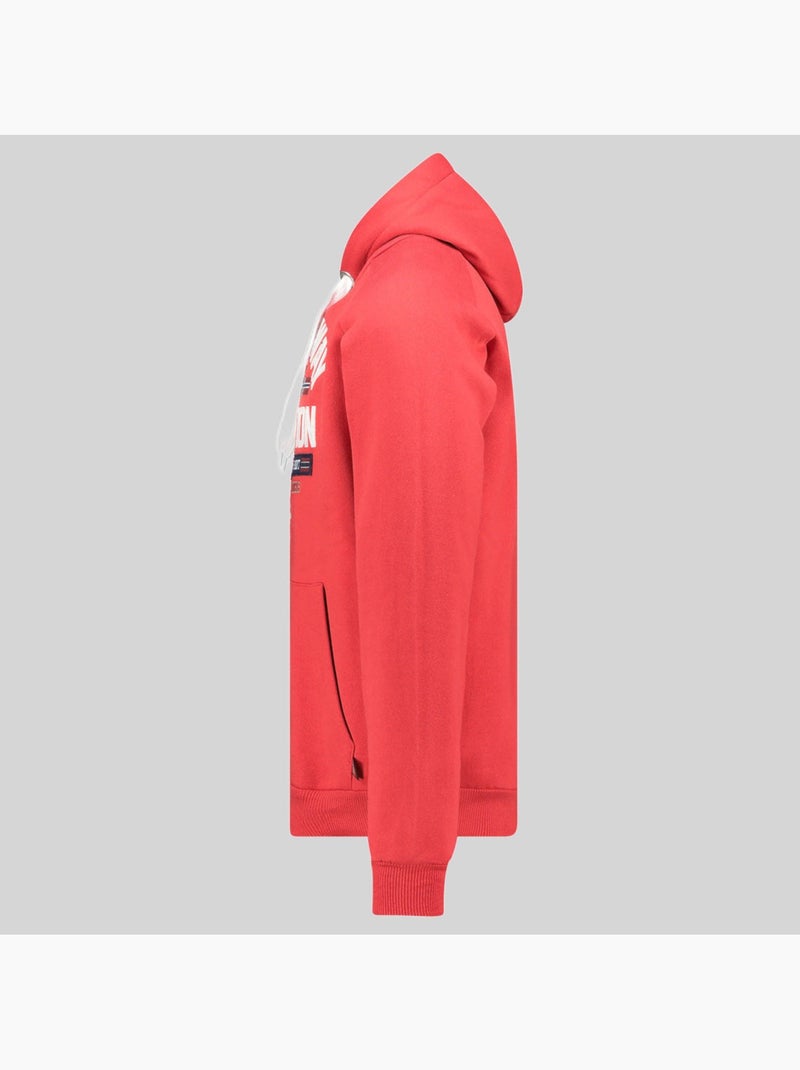 Sweatshirt com capuz germanito – geographical norway Vermelho - Kiabi