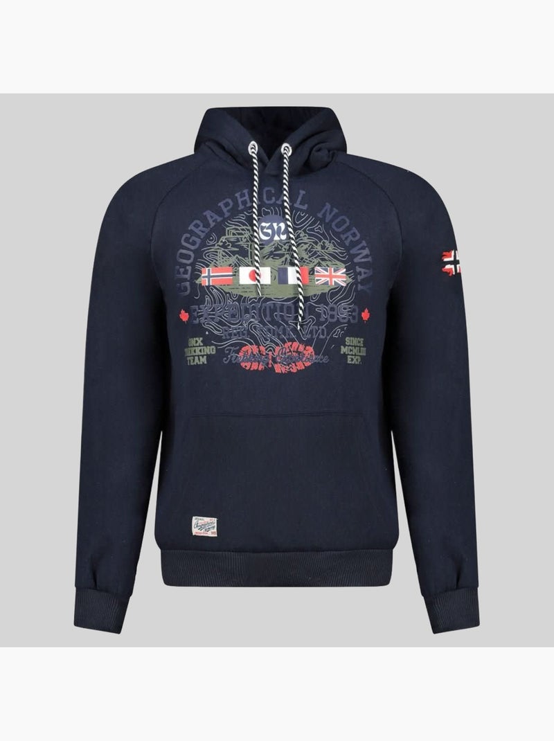 Sweatshirt com capuz gexpe – geographical norway Azul-marinho - Kiabi