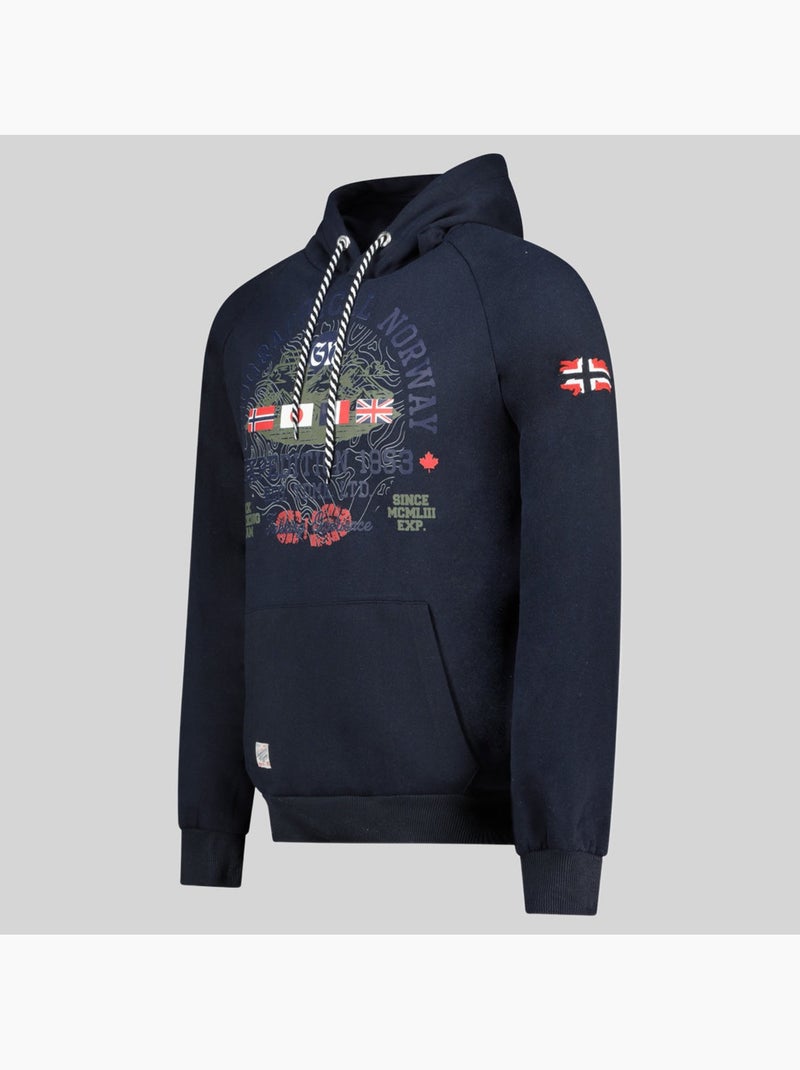 Sweatshirt com capuz gexpe – geographical norway Azul-marinho - Kiabi
