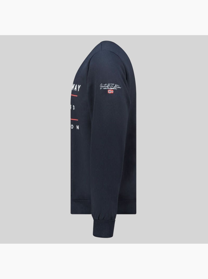 Sweatshirt com capuz gezolo – geographical norway Cinza claro - Kiabi