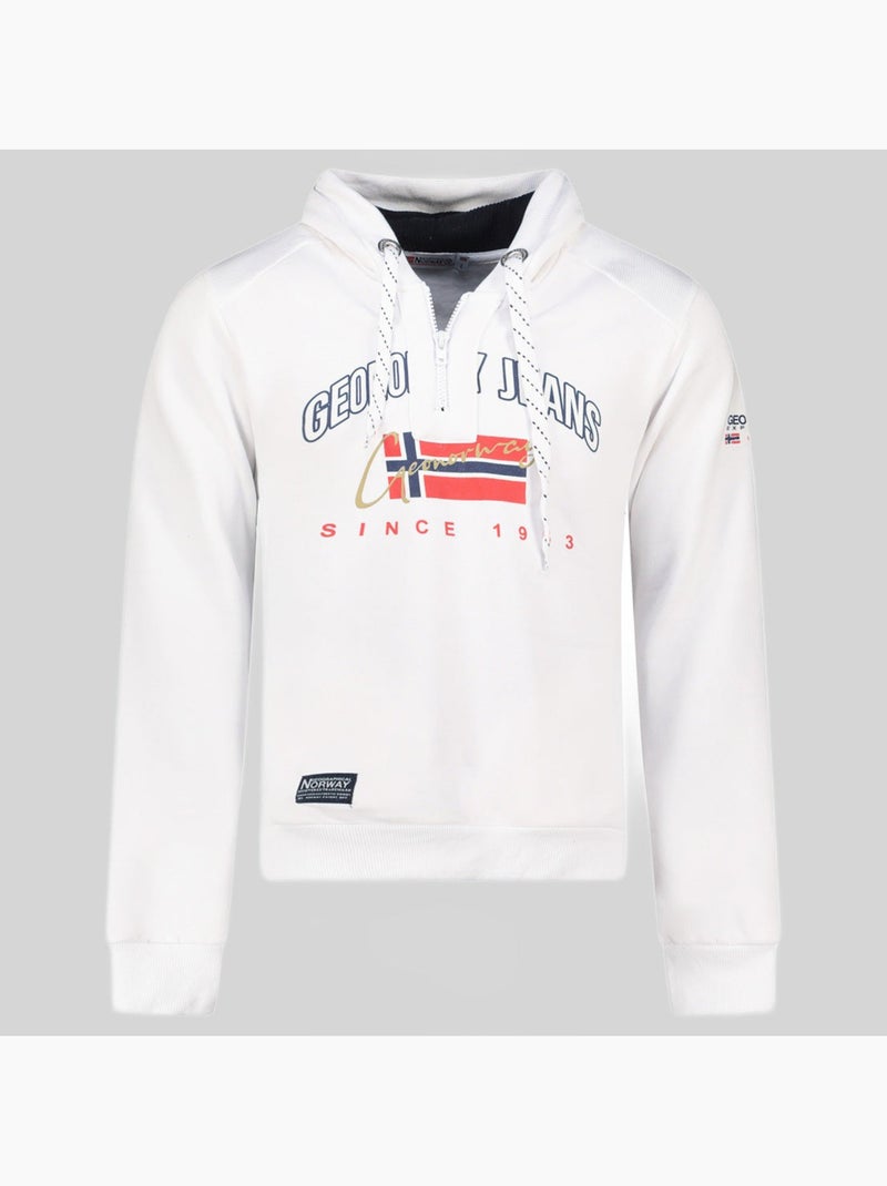 Sweatshirt com capuz ghagen – geographical norway Azul-marinho - Kiabi
