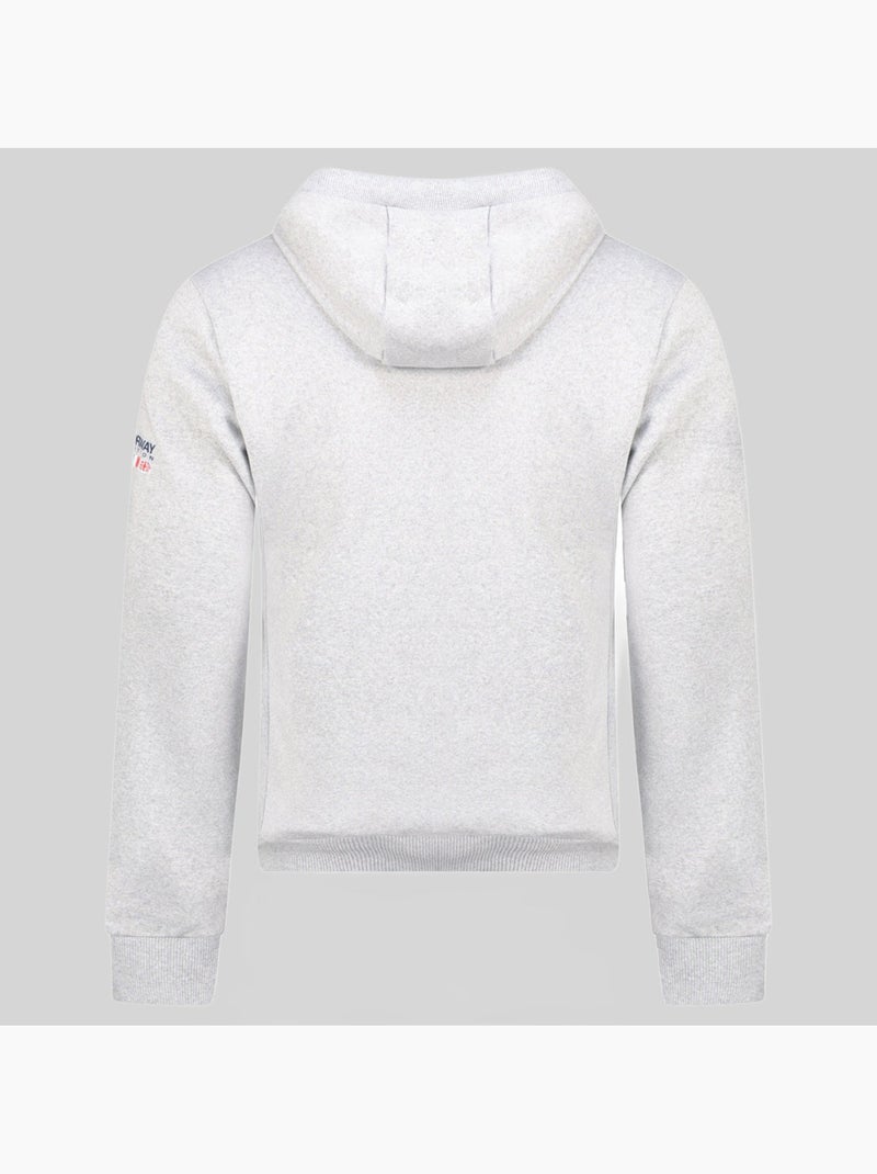 Sweatshirt com capuz ghagen – geographical norway Cinza claro - Kiabi