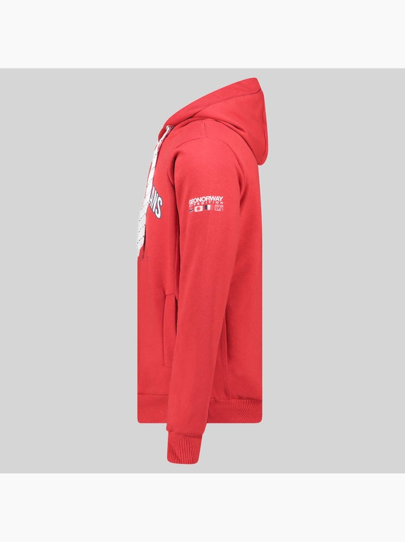 Sweatshirt com capuz ghagen – geographical norway Vermelho - Kiabi
