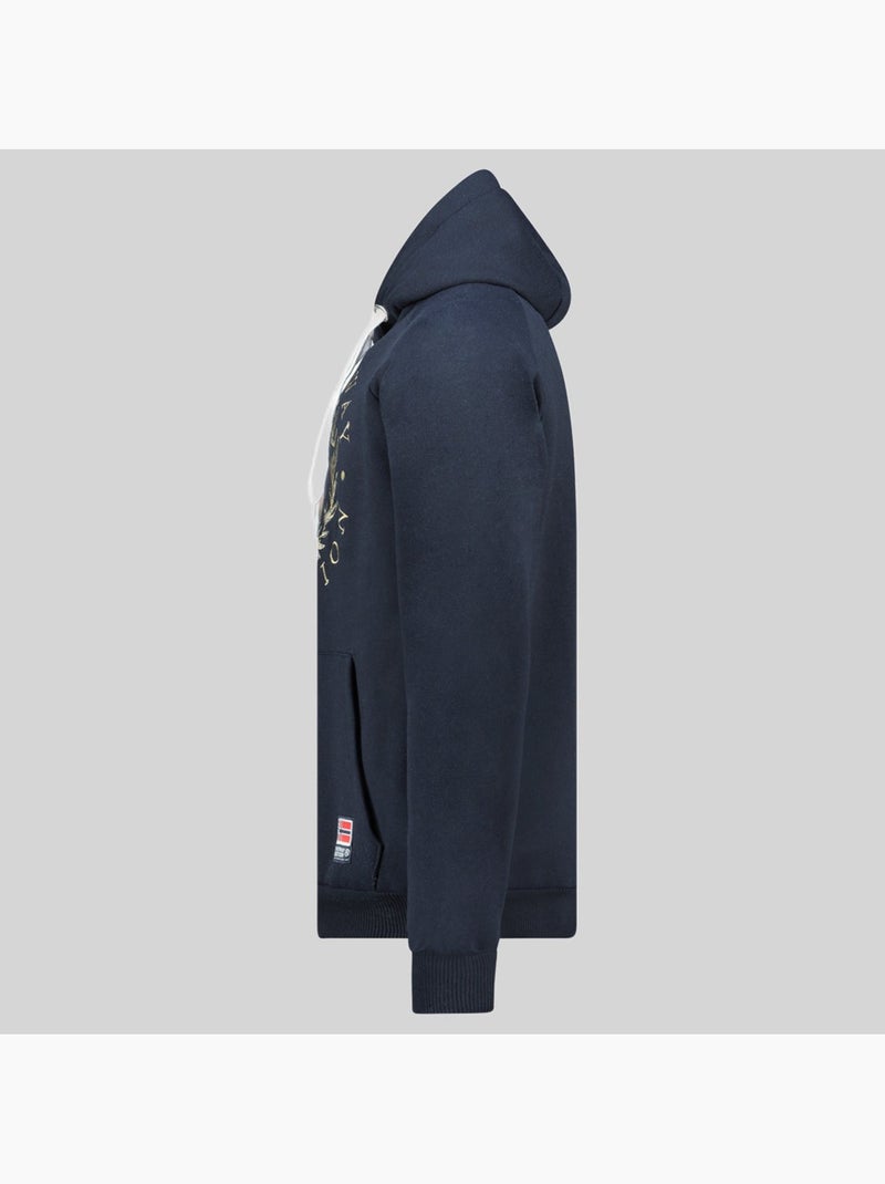 Sweatshirt com capuz giger – geographical norway Azul-marinho - Kiabi