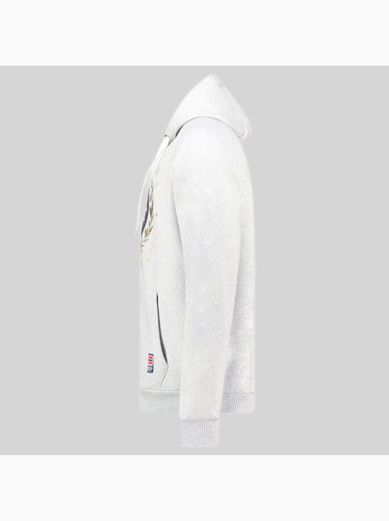 Sweatshirt com capuz giger – geographical norway Cinza claro - Kiabi