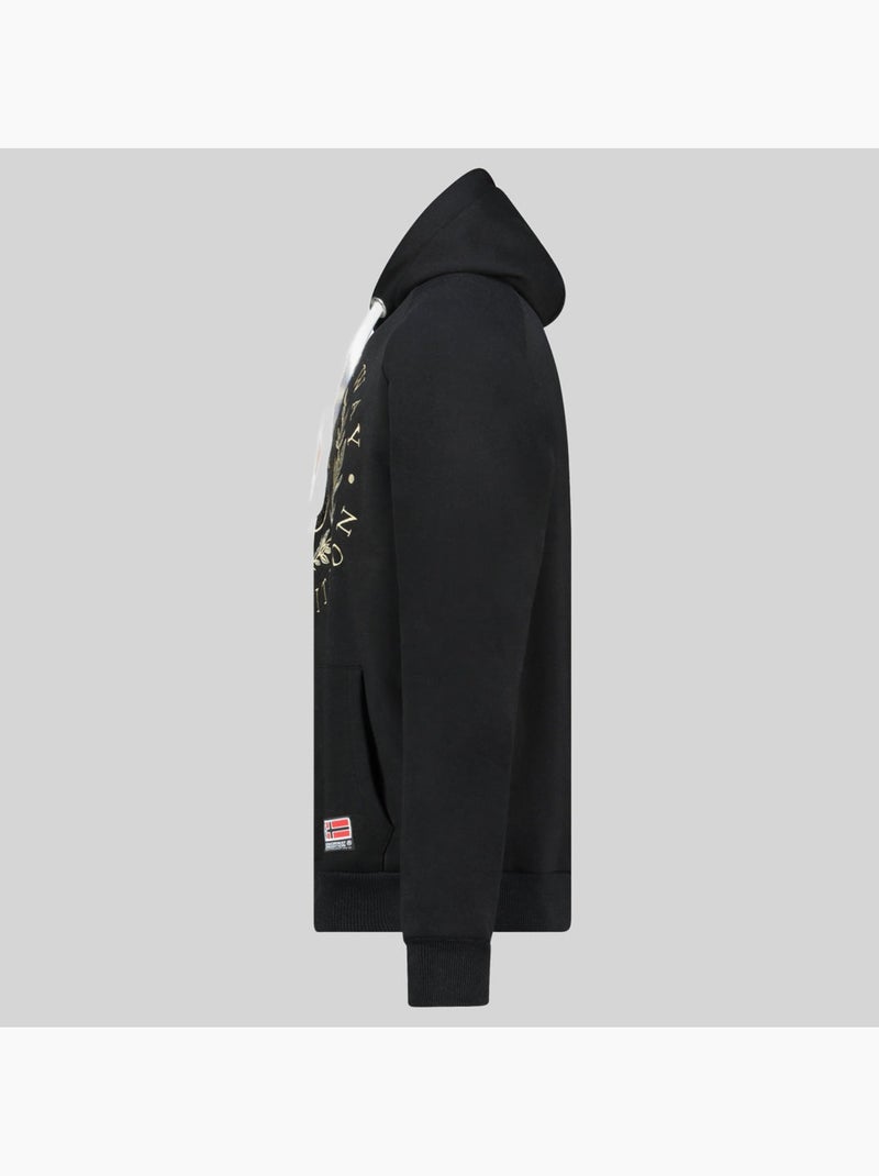 Sweatshirt com capuz giger – geographical norway Preto - Kiabi