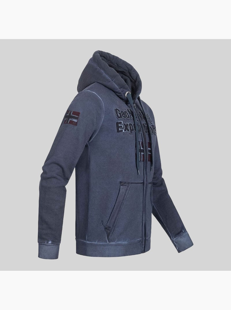 Sweatshirt com capuz gimdo – geographical norway Azul-marinho - Kiabi