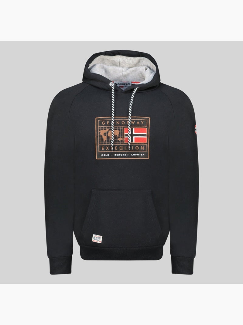 Sweatshirt com capuz gofoten – geographical norway Preto - Kiabi