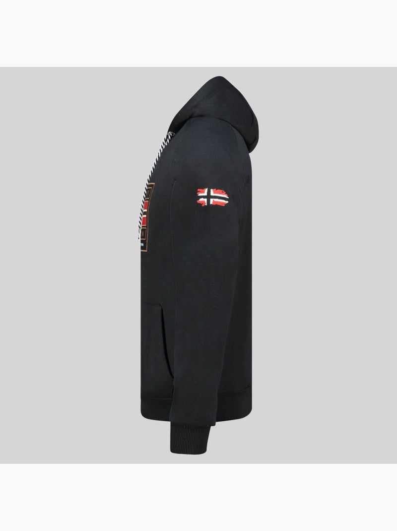 Sweatshirt com capuz gofoten – geographical norway Preto - Kiabi