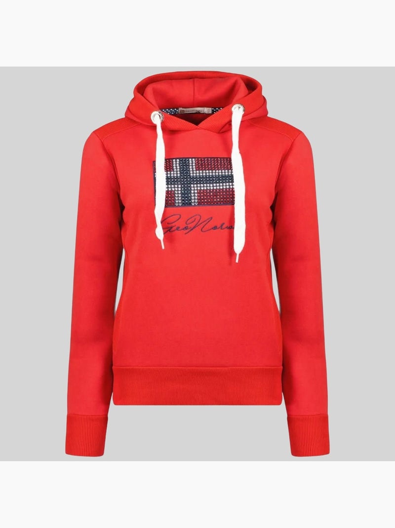 Sweatshirt com capuz goisette – geographical norway Vermelho - Kiabi