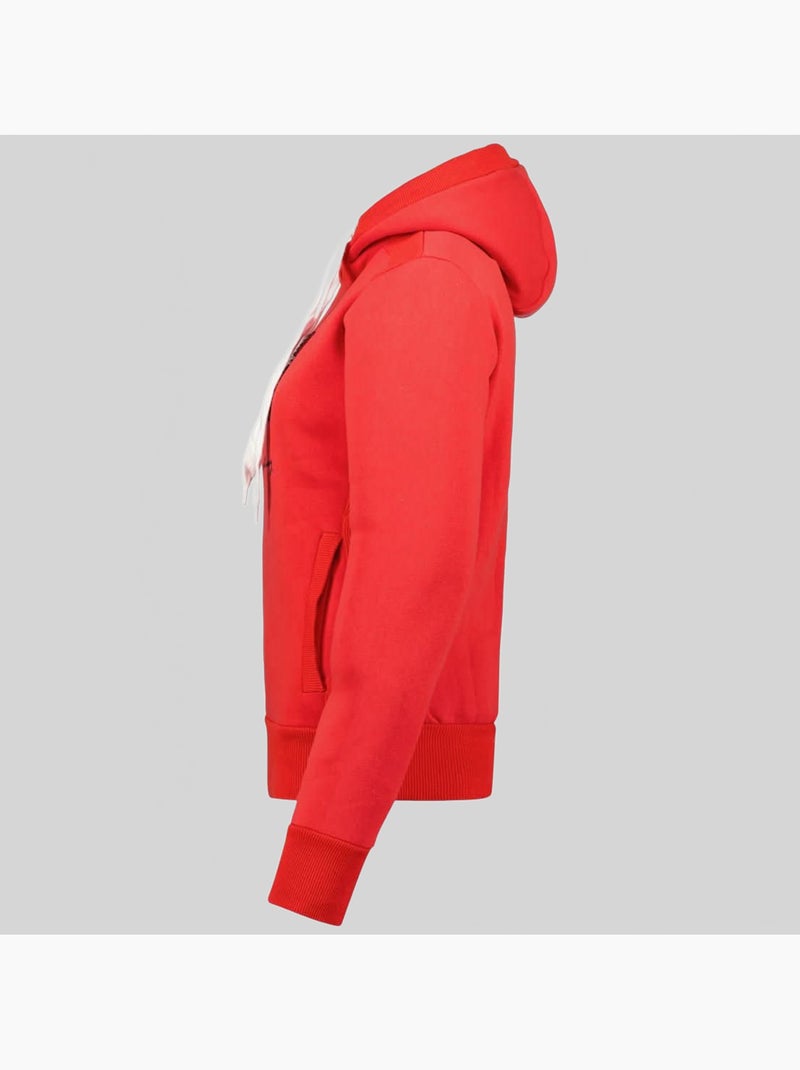 Sweatshirt com capuz goisette – geographical norway Vermelho - Kiabi