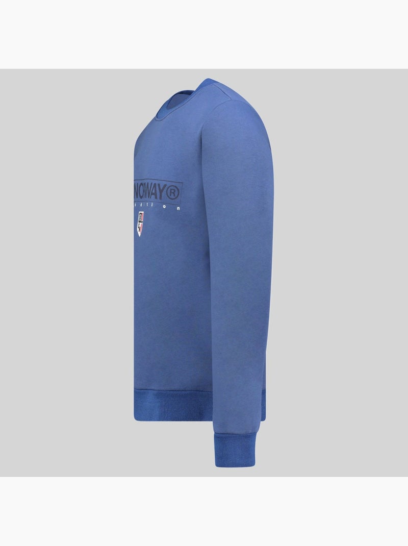 Sweatshirt com capuz gotrun – geographical norway Azul - Kiabi