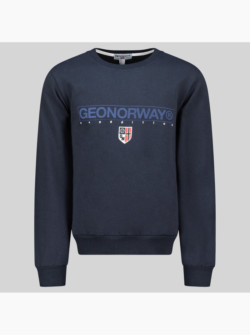 Sweatshirt com capuz gotrun – geographical norway Azul-marinho - Kiabi