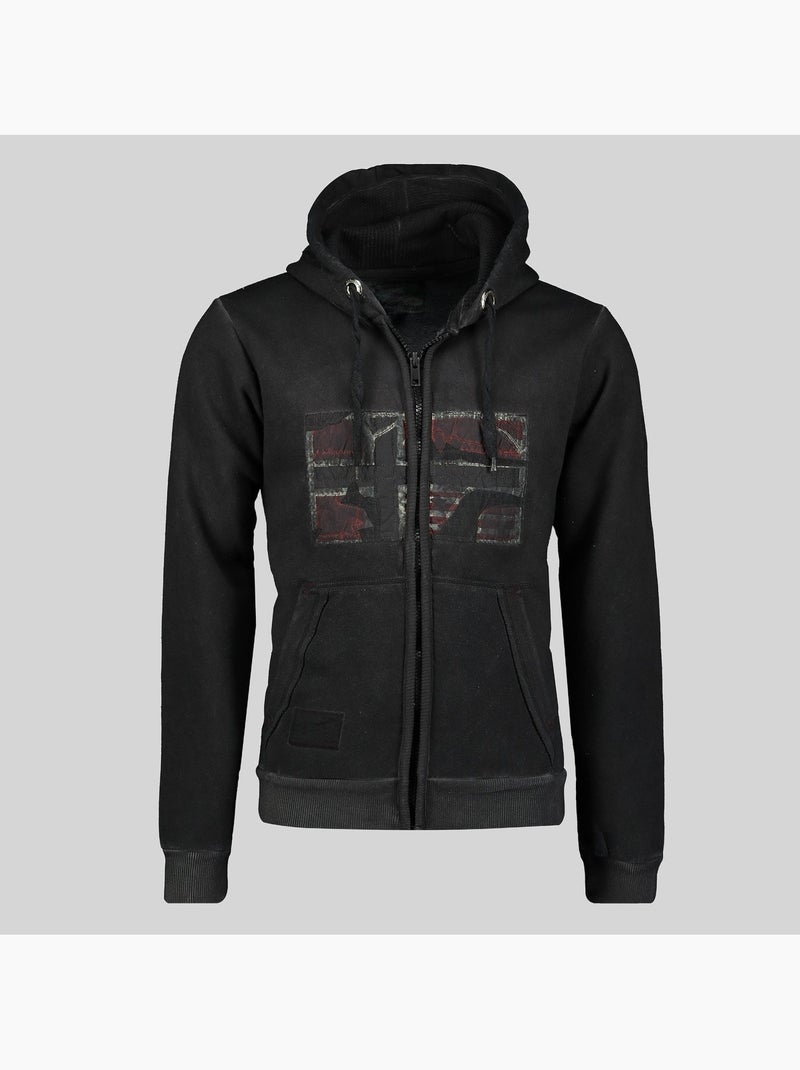 Sweatshirt com capuz gotz – geographical norway Preto - Kiabi