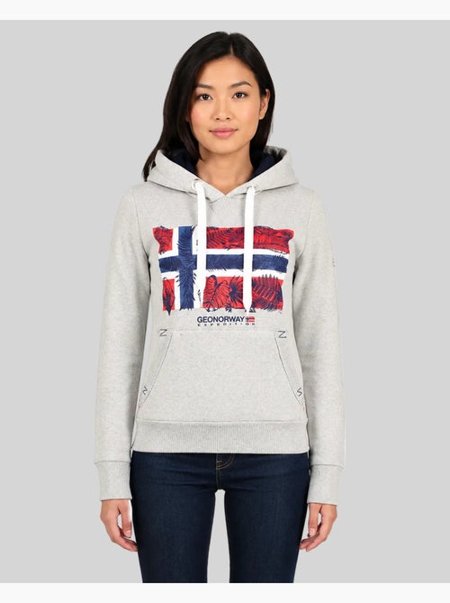 Sweatshirt com capuz gpalm – geographical norway - Kiabi Sweatshirt com capuz gpalm – geographical norway - Kiabi