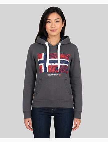 Sweatshirt com capuz gpalm – geographical norway