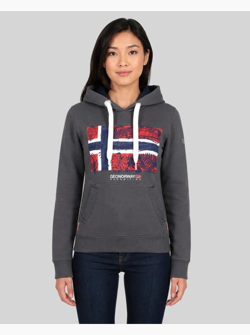 Sweatshirt com capuz gpalm – geographical norway - Kiabi Sweatshirt com capuz gpalm – geographical norway - Kiabi
