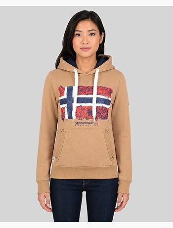 Sweatshirt com capuz gpalm – geographical norway