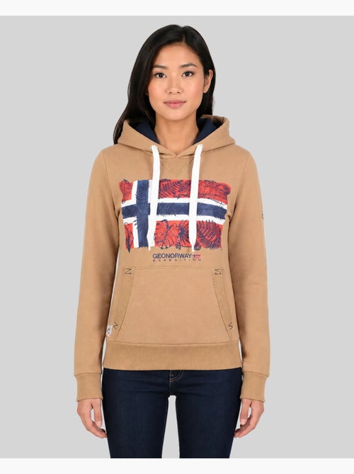 Sweatshirt com capuz gpalm – geographical norway - Kiabi Sweatshirt com capuz gpalm – geographical norway - Kiabi