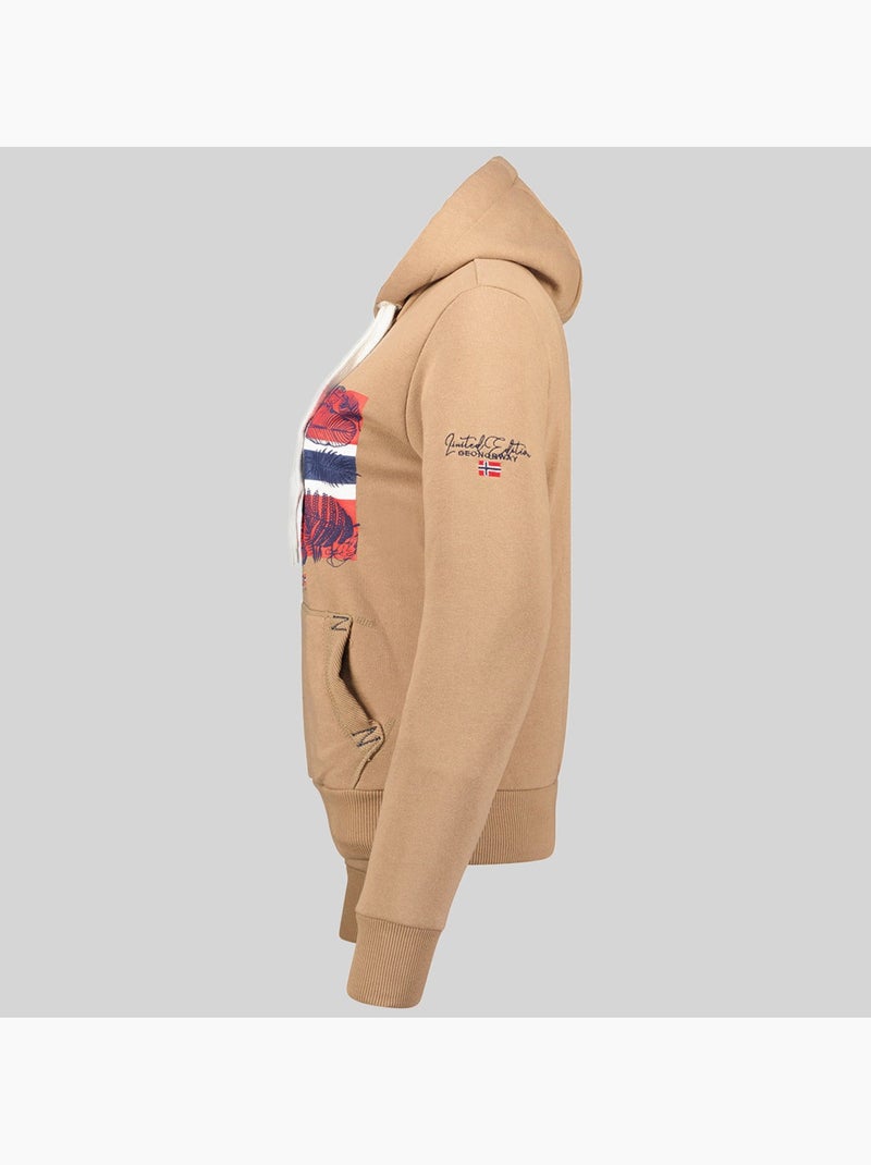 Sweatshirt com capuz gpalm – geographical norway Toupe - Kiabi
