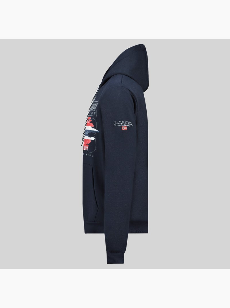 Sweatshirt com capuz grusty – geographical norway Azul-marinho - Kiabi