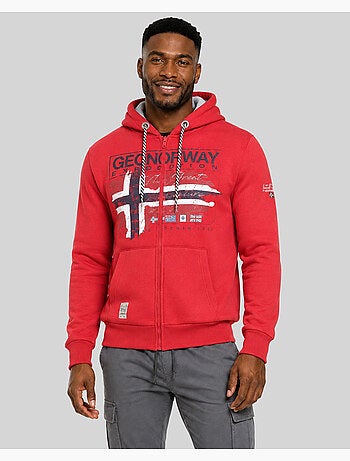 Sweatshirt com capuz grusty – geographical norway