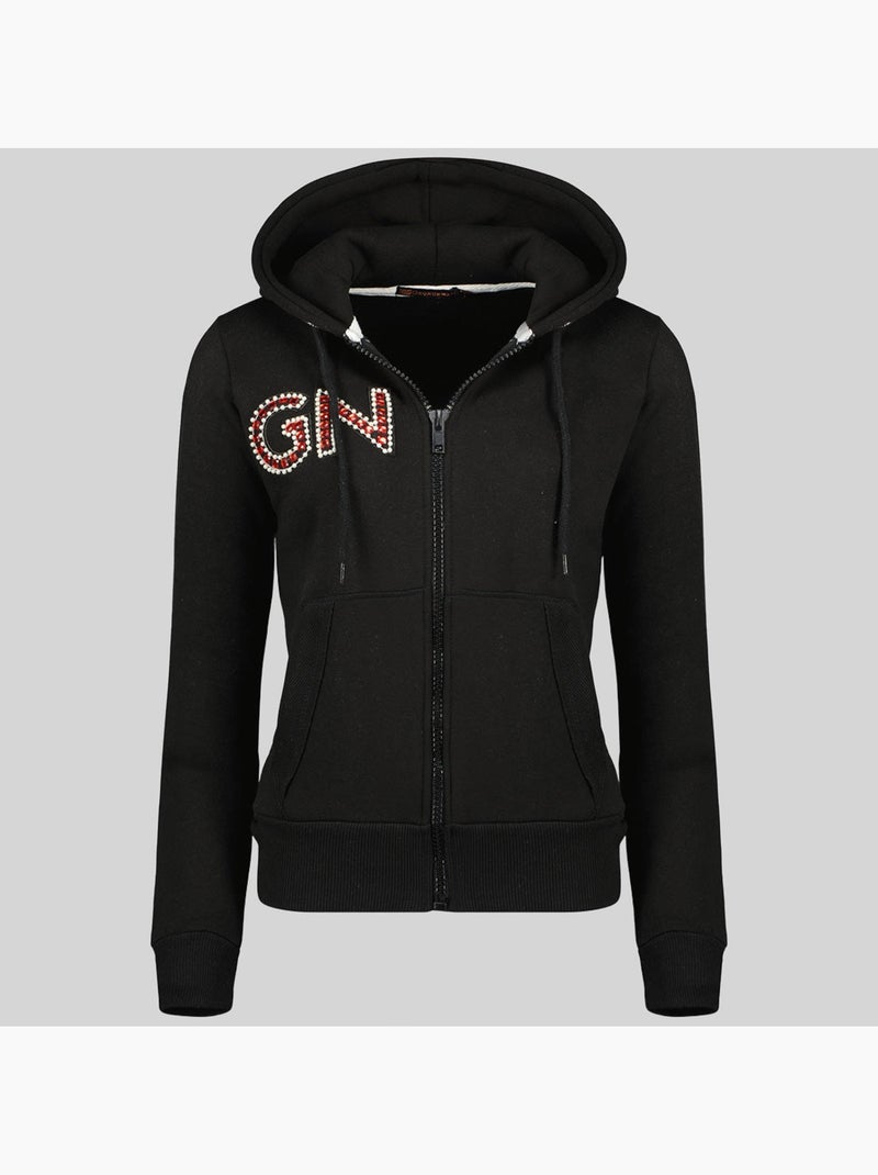 Sweatshirt com capuz gudite – geographical norway Preto - Kiabi
