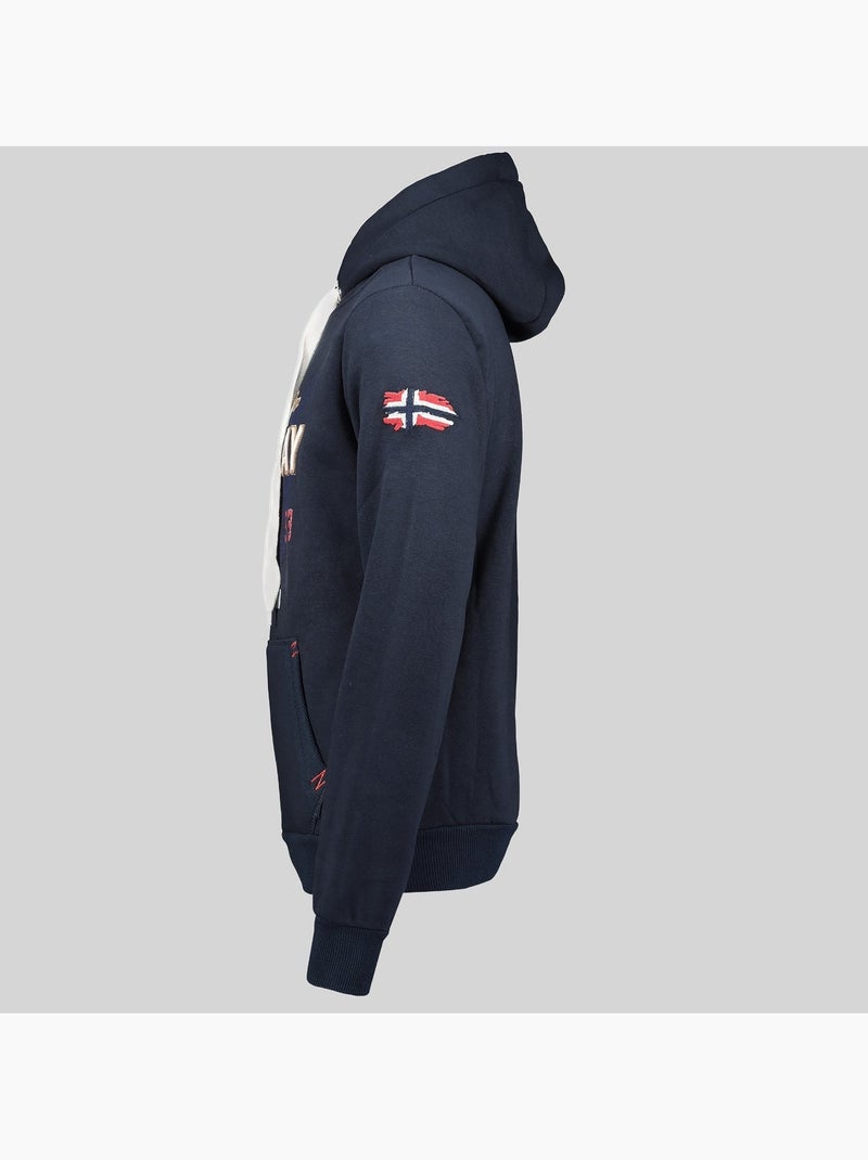 Sweatshirt com capuz guitre – geographical norway Azul-marinho - Kiabi