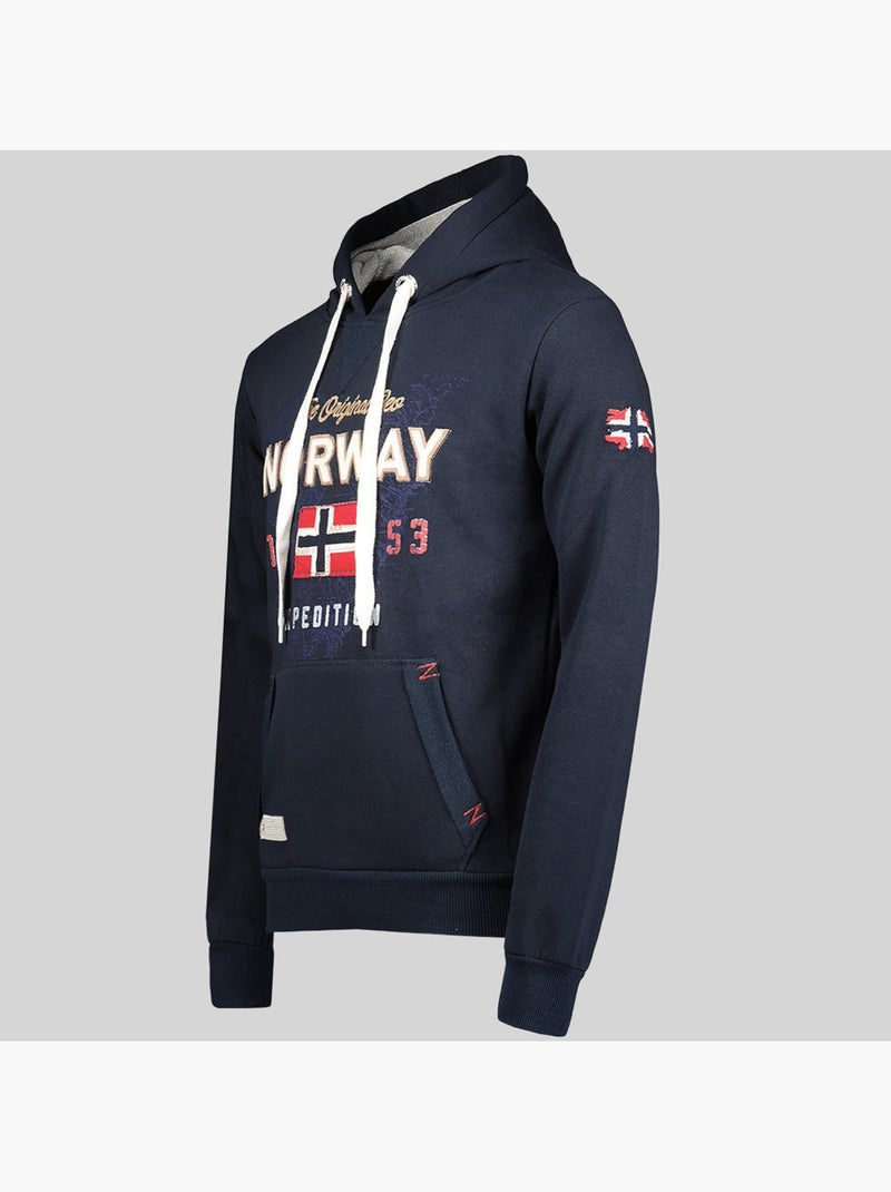 Sweatshirt com capuz guitre – geographical norway Azul-marinho - Kiabi