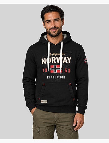 Sweatshirt com capuz guitre – geographical norway