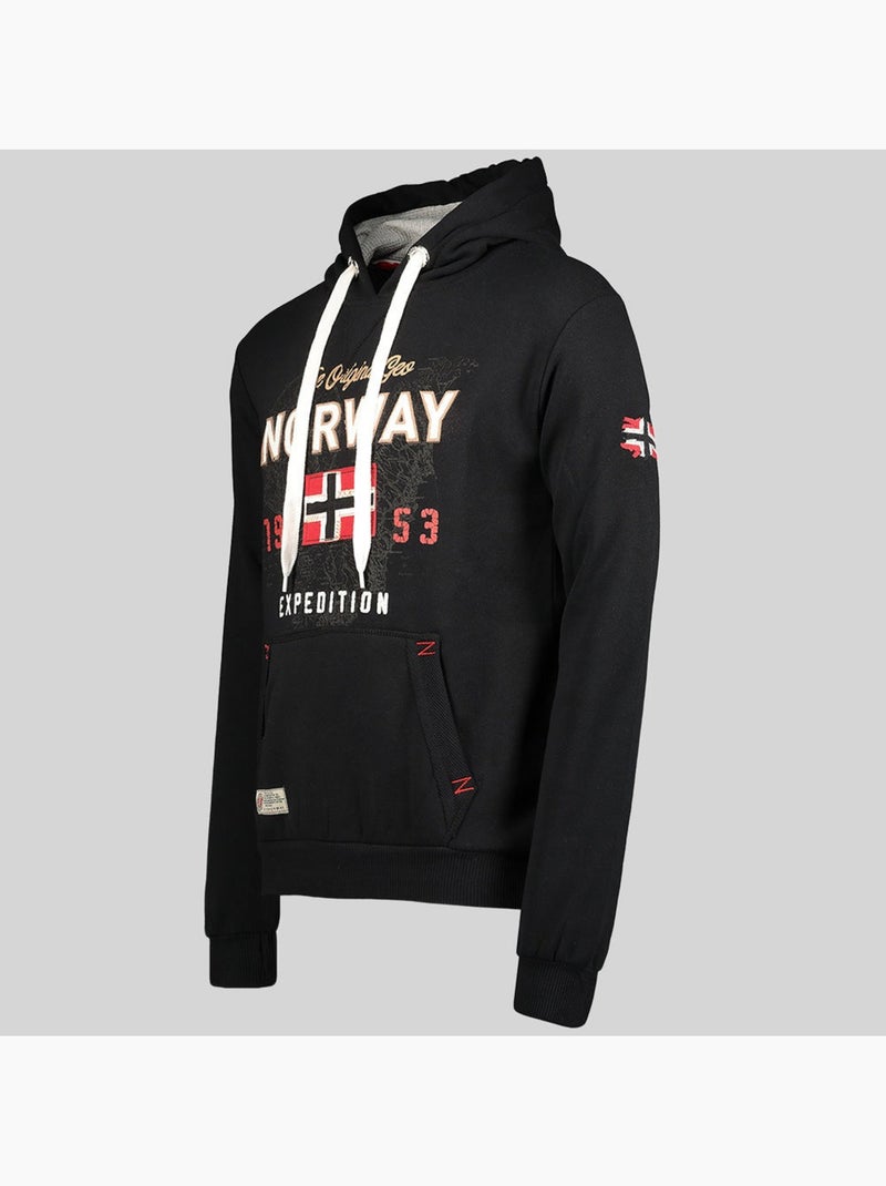 Sweatshirt com capuz guitre – geographical norway Preto - Kiabi