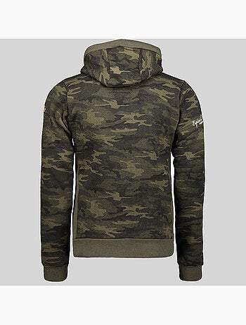 Sweatshirt com capuz gymclass camo – geographical norway