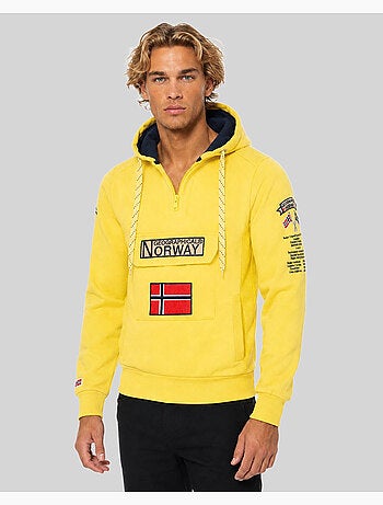 Sweatshirt com capuz gymclass fluo – geographical norway