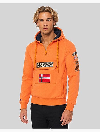 Sweatshirt com capuz gymclass fluo – geographical norway