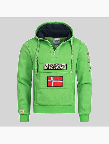 Sweatshirt com capuz gymclass fluo – geographical norway