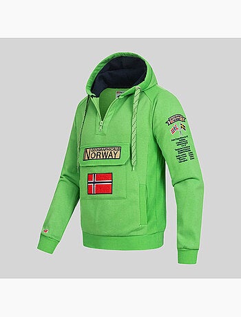 Sweatshirt com capuz gymclass fluo – geographical norway
