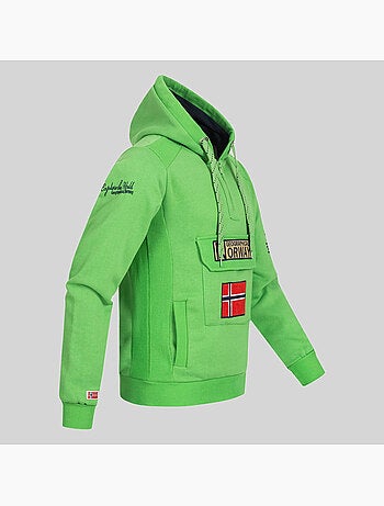 Sweatshirt com capuz gymclass fluo – geographical norway