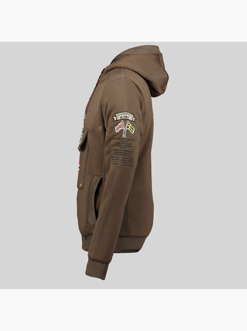 Sweatshirt com capuz gymclass – geographical norway Azul-marinho - Kiabi