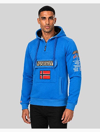 Sweatshirt com capuz gymclass – geographical norway