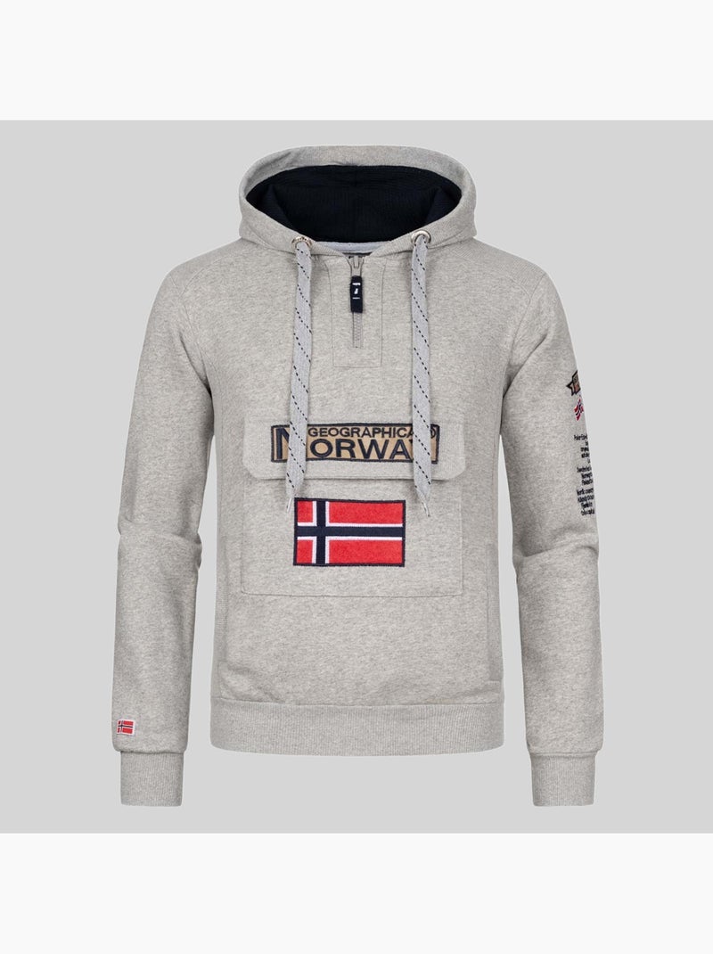 Sweatshirt com capuz gymclass – geographical norway Azul-real - Kiabi