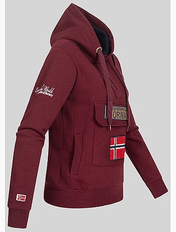 Sweatshirt com capuz gymclass – geographical norway