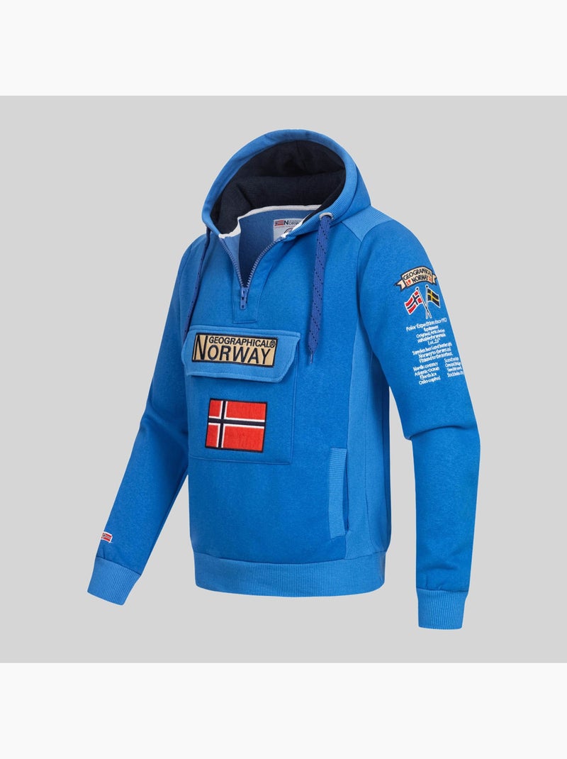Sweatshirt com capuz gymclass – geographical norway Bordô - Kiabi