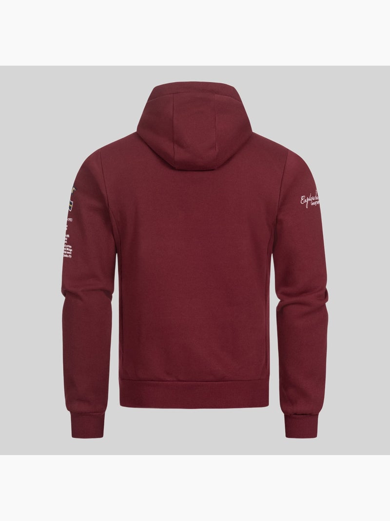 Sweatshirt com capuz gymclass – geographical norway Branco - Kiabi