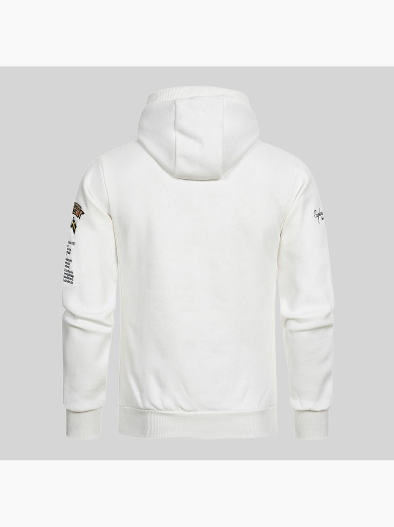 Sweatshirt com capuz gymclass – geographical norway Branco - Kiabi