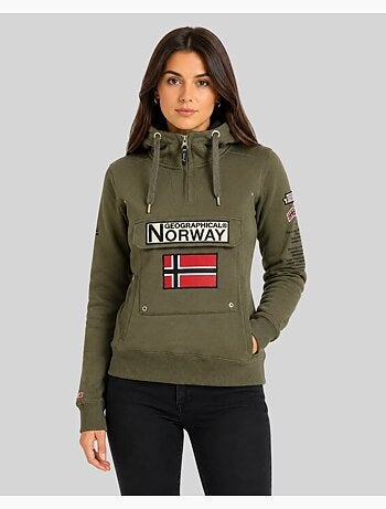 Sweatshirt com capuz gymclass – geographical norway
