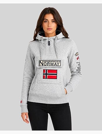 Sweatshirt com capuz gymclass – geographical norway