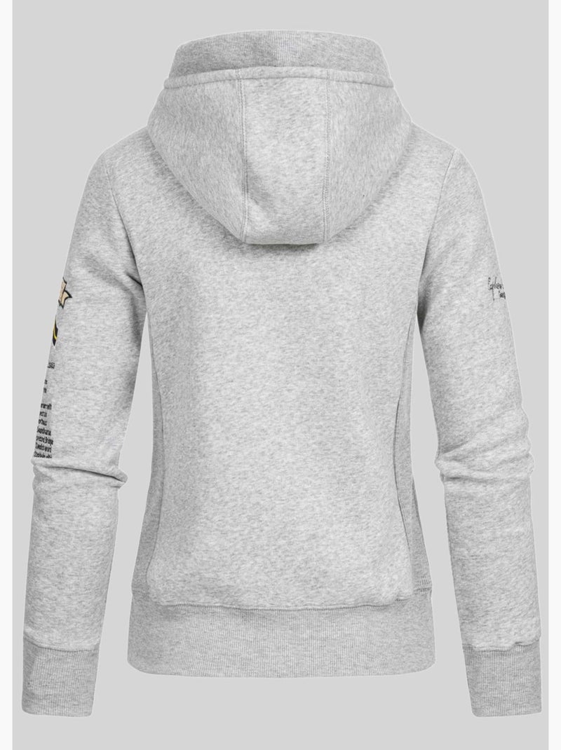 Sweatshirt com capuz gymclass – geographical norway Cinza claro - Kiabi