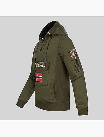 Sweatshirt com capuz gymclass – geographical norway